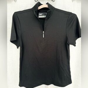 Cutter & Buck Ladies Black Polo Golf Shirt M